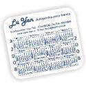Pad mouse con calendario