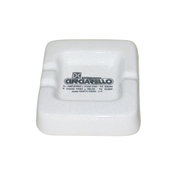 00517-Cenicero rectangular de ceramica 10x11cm
