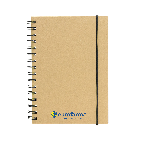 Cuaderno anillado kraft