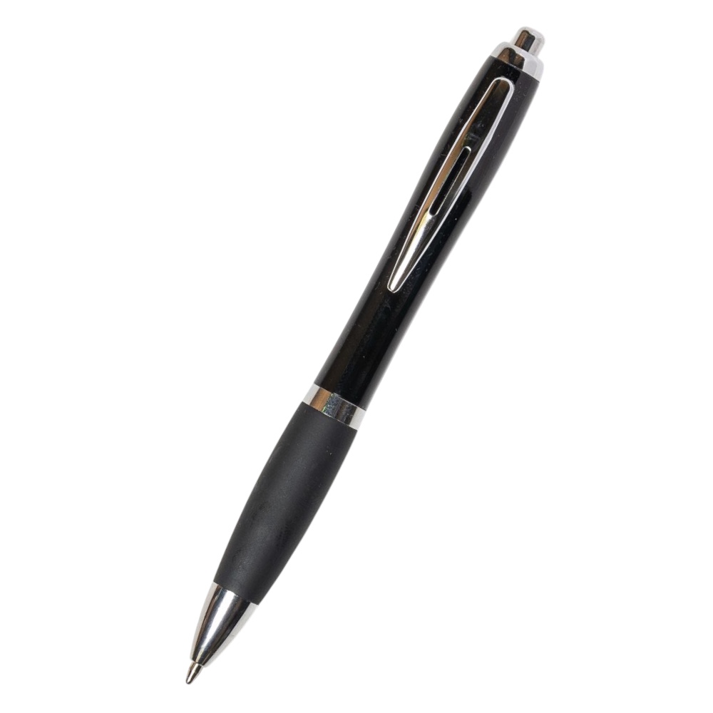Bolígrafo negro sólido